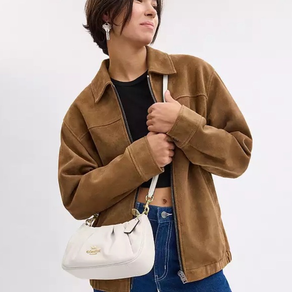 Teri Shoulder Bag With Ruching - Picture 2 of 6